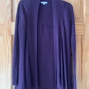 New York & Company Plum Cardigan